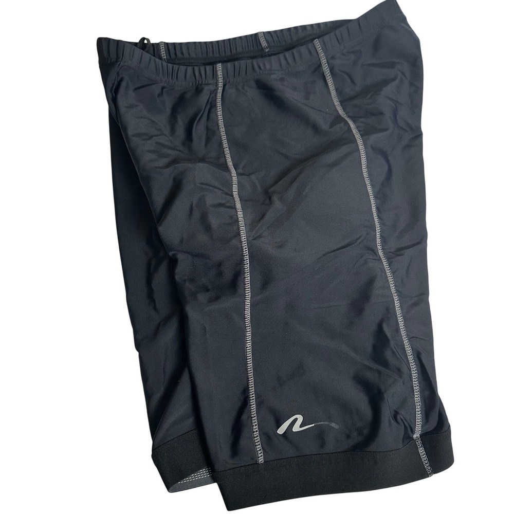 Nashbar Mens Padded Cycling Shorts - Black Biking Compression‎ Shorts - XXXL